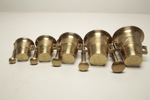 Mortlar, 5st i mässing 