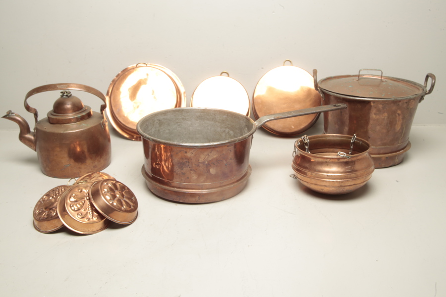 Koppar, diverse, 1800/1900-tal 