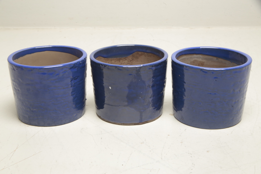 Uppsala Ekeby- Blomkrukor, 3st 