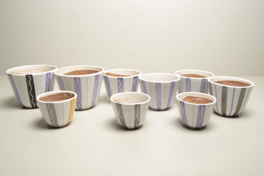 Blomkrukor, Retro, 8st 