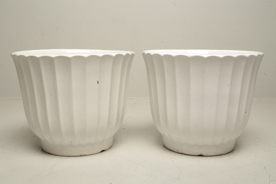 Bo Fajans- Gefle, Ytterfoder "Tellus", 1-par, Design: Ewald Dahlskog