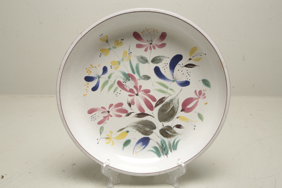 Stig Lindberg, Gustavsberg, Skålfat, Fajans, Signerad med Studiohanden 