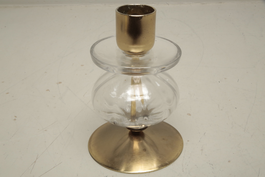 Erik Höglund- Kosta, Ljusstake i mässing/glas