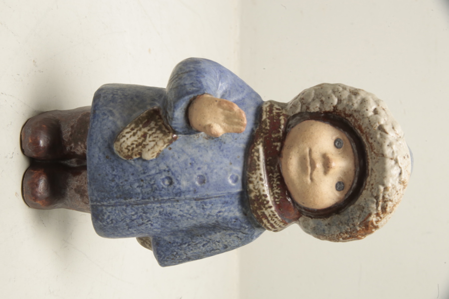 Lisa Larson- Gustavsberg, Figurin: "Flicka 4 År", Signerad: Lisa Larsson, Studiohanden 