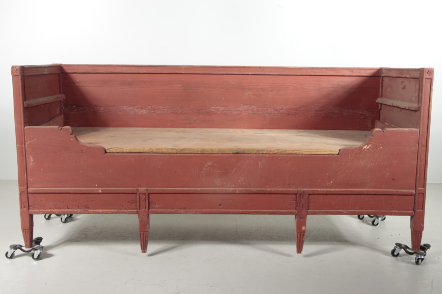 Soffa, Gustaviansk allmoge, 1800-tal 