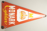 Emaljskylt- "Monark Cyklar", 1900-tal 