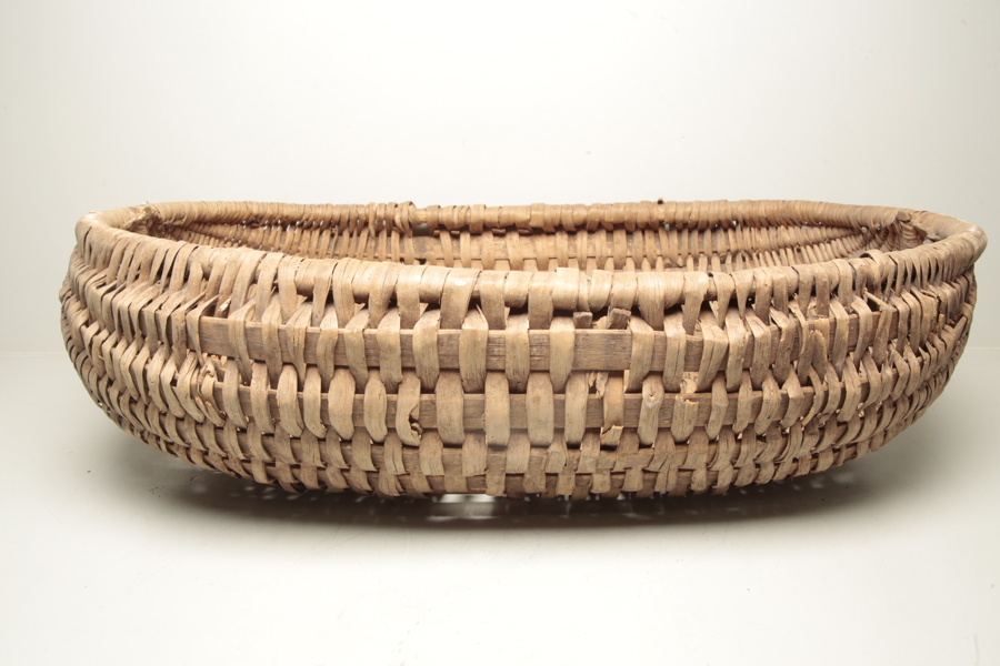 Flätad korg, 1800/1900-tal 