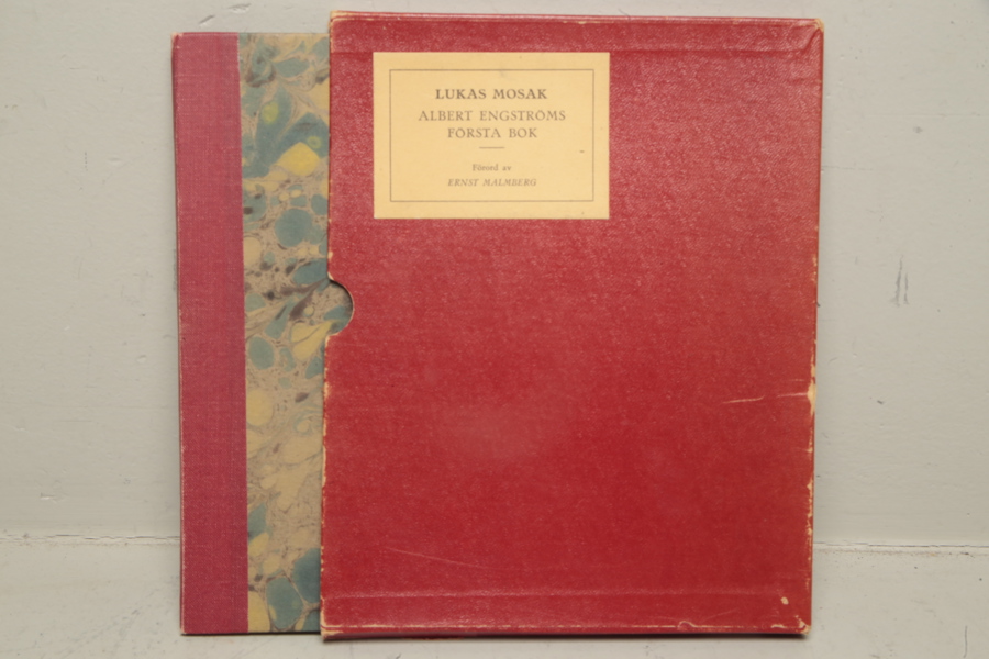 Albert Engströms första bok- "Lukas Mosak"