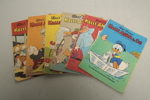 Serietidningar, 6st, Kalle Anka 1950/1960-tal