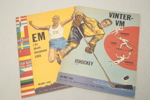 Tidskrifter, 2st, "Vinter VM 1958" & "EM Stockholm 1958"