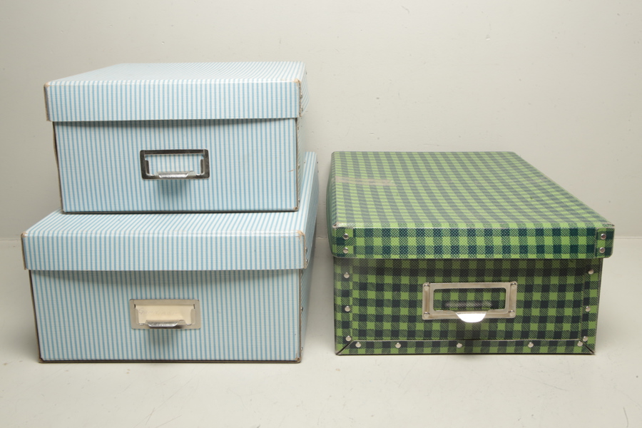 Förvaringslådor, 3st