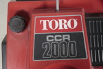Snöslunga- "Toro", Modell: CCR 2000
