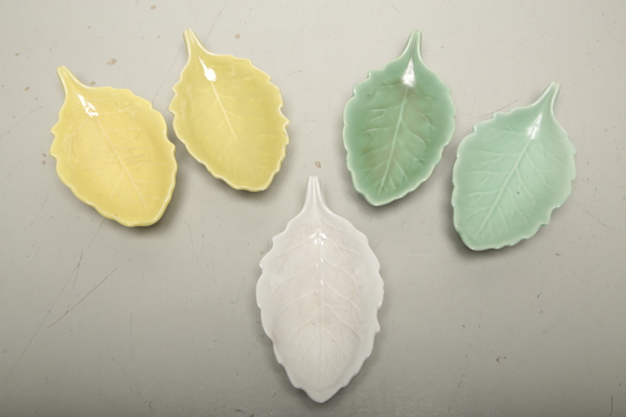 Gefle- Arthur Percy, 5st lövformade fat