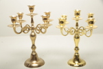 Kandelabrar, 2st i mässing 