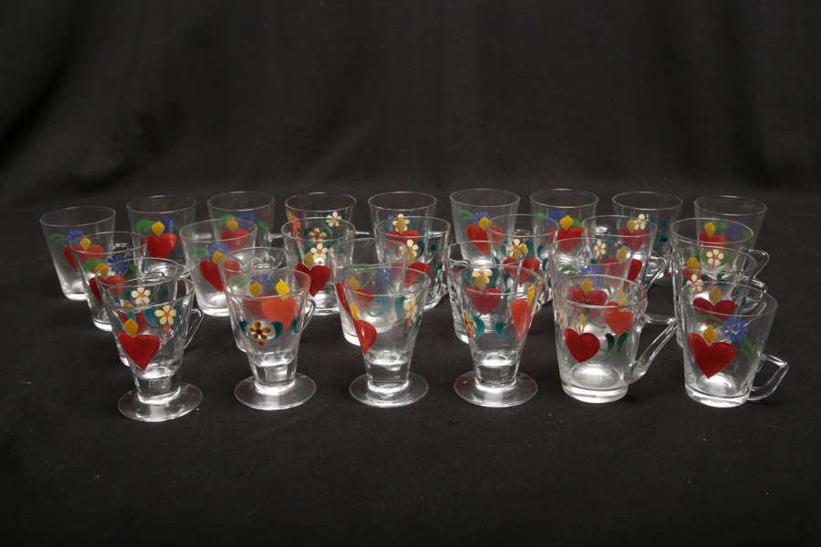 Glöggmuggar, 24st, parti diverse