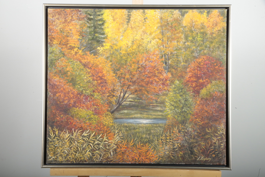 L. Högberg- Olja på duk, Signerad