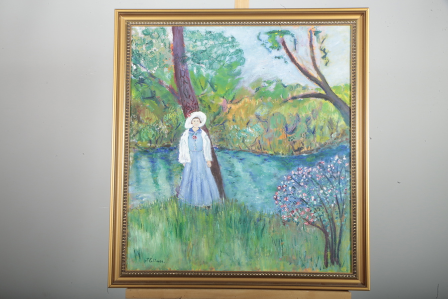 J. Ellmer- Olja på duk, Signerad