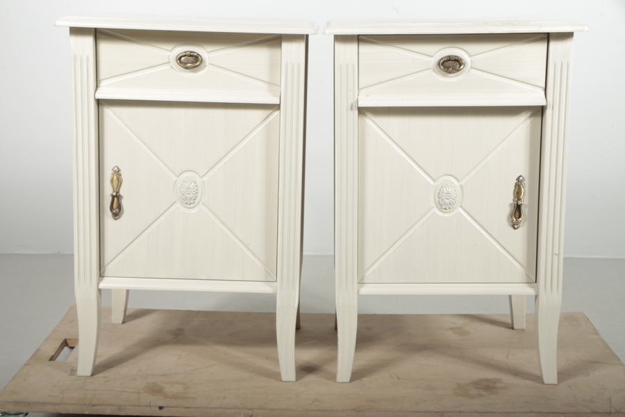 Sängbord, 1-par, Gustaviansk-stil, 1900-tal 