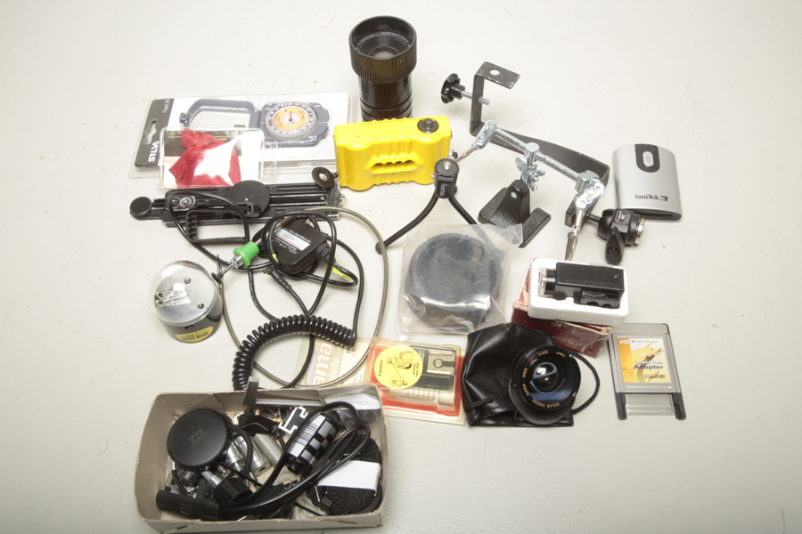 Fototillbehör, diverse 