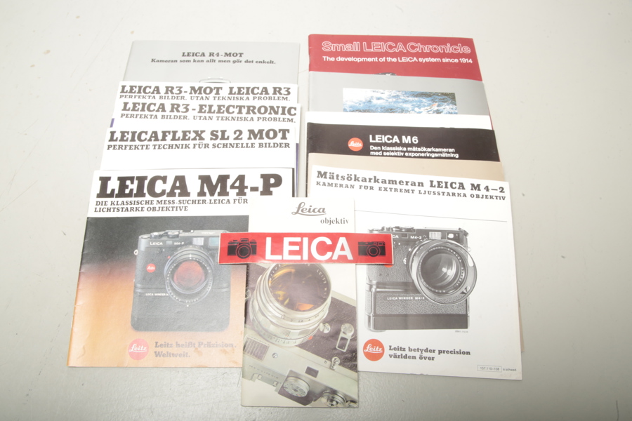 Leica-broschyrer parti