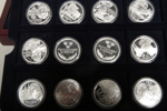 Samlarmynt i silver- "Kungariket Sverige", 24st 