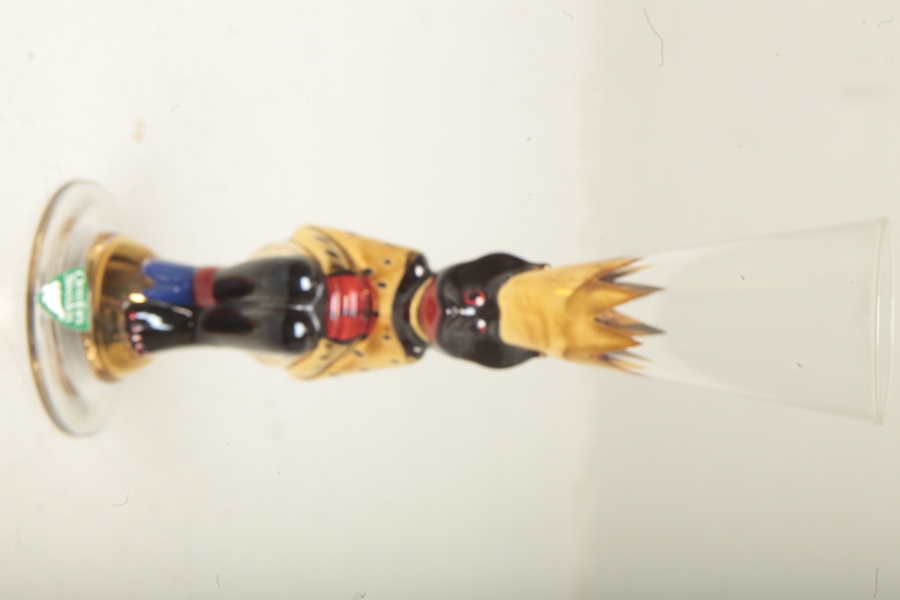 Gunnar Cyrén- Snapsglas, ur nobelservisen "Djävulsglas Guld, Signerad