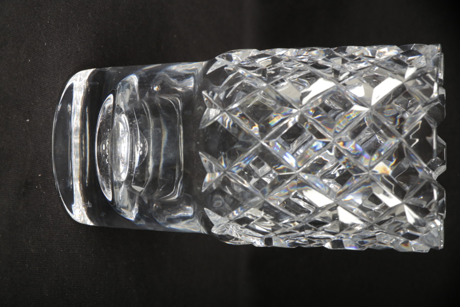 Orrefors, Gunnar Cyrén, Kristallvas "Sofiero", Signerad, N:o 3834-221