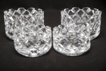 Orrefors-Gunnar Cyrén, 2st Kristallskålar & 2st ljusstakar "Sofiero"