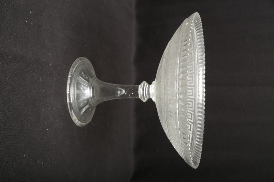 Fotskål, 1900-tal, Pressglas