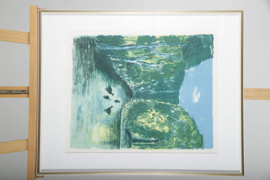 Ruben Helander, Färglitografi, Signerad N:o 10/300