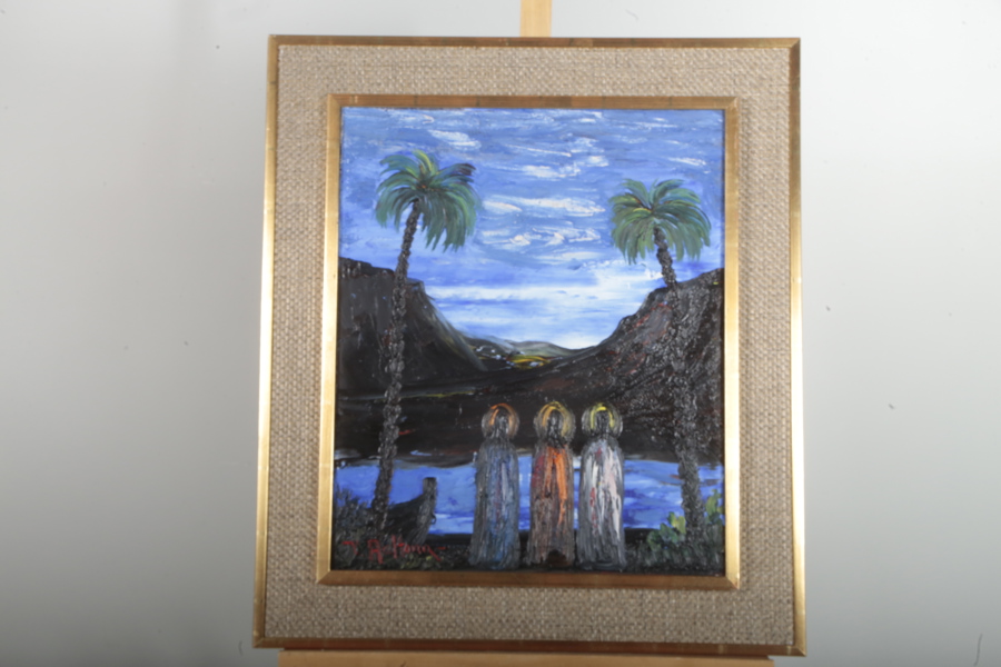 Aaltona, Olja på duk, Signerad