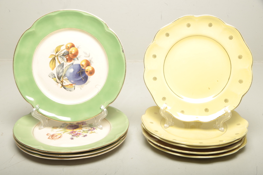 Assietter- 5st "Neapel" Gelfe