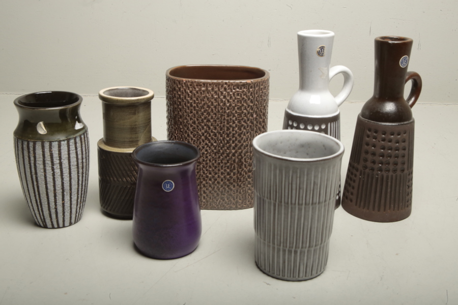 Uppsala Ekeby- Parti diverse vaser