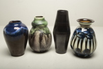 Nittsjö Keramik/ Ekeby Keramik, 4st Vaser
