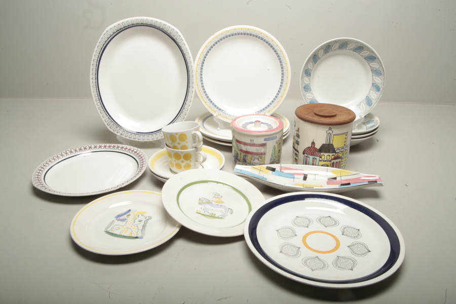 Gefle porslin, diverse 