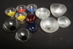 Glasskålar, parti diverse 