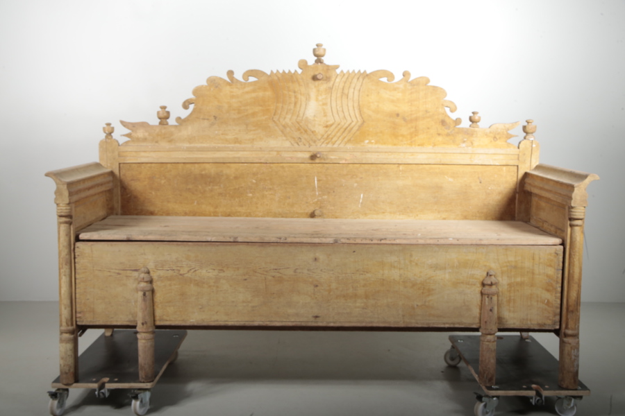 Soffa- "Uvasen, Alfta- Hälsingland" 1800-talets första hälft, Allmoge