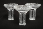 Orrefors ljusstakar "Olympia", 3st, Design: Lars Hellsten
