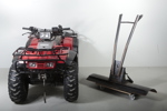 Fyrhjuling- "Honda TRX 350", Med tillhörande plog
