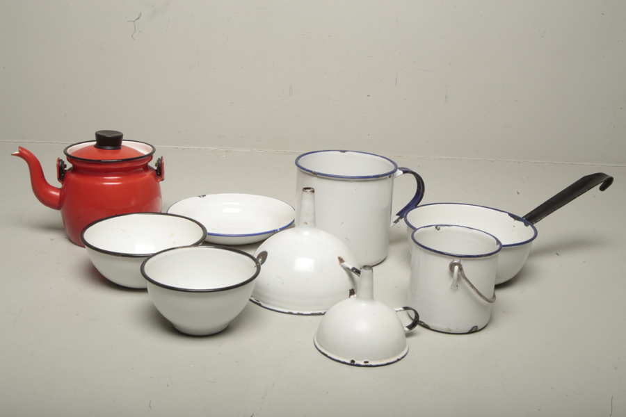 Kockum Emalj- Parti diverse 