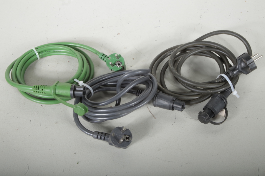 Motorvärmare, kablar 3st Defa