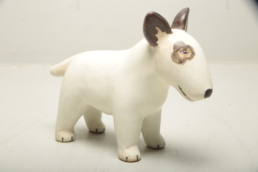 Lisa Larsson- Gustavsberg, Figurin "Bullterrier" ur serien: Kennel
