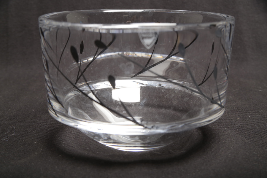 Orrefors, kristallskål "Springtime", Design: Erika Lagerbielke