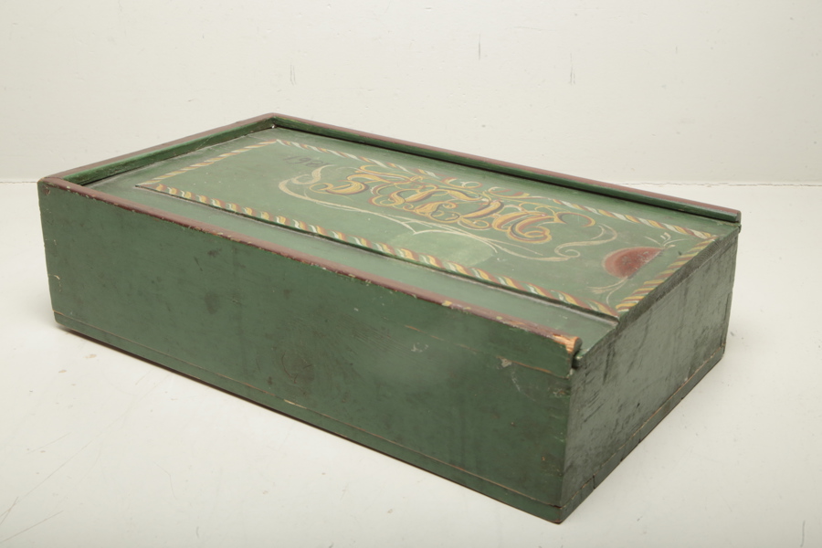 Ljuslåda, 1800-tal, Allmoge 