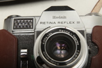 Kamera- Kodak Retina Reflex 3, med diverse tillbehör 