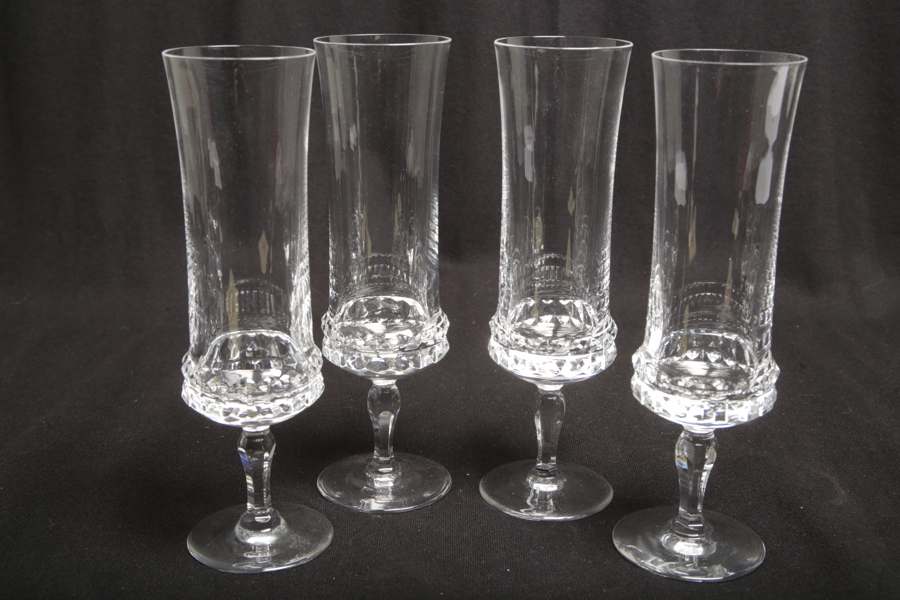 Champagneglas- Orrefors "Silvia", 4st, Design: Ingeborg Lundin 