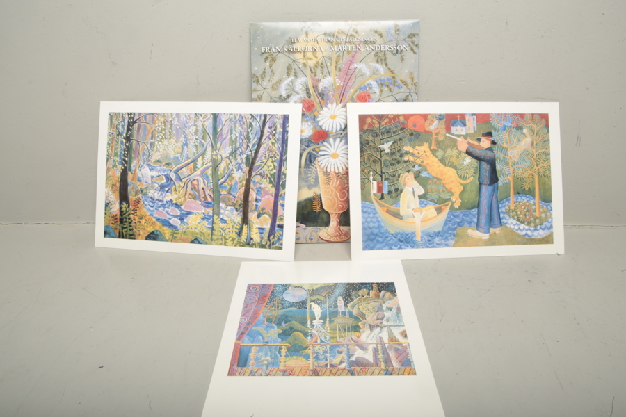Mårten Andersson, 3st konstkort "Från källorna"