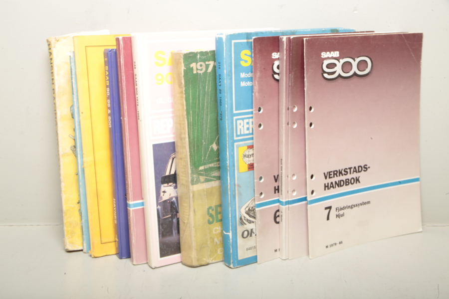 Reparationshandböcker- SAAB m.m.