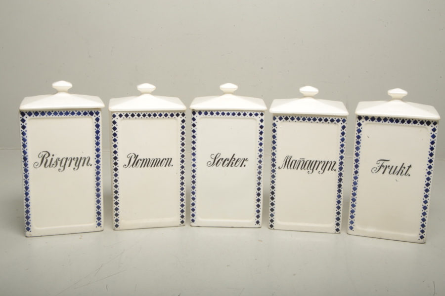 Kryddservis, 5st, 1900-tal