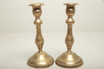 Skultuna Bruk, 1-par ljusstakar i mässing, N:o 18